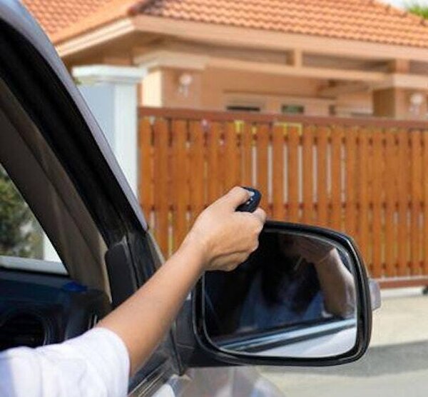 Opening a gate with an remote